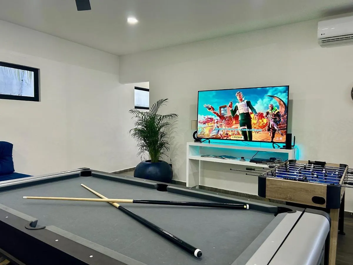 Moderna Villa Venus En Playacar 5 Min 5Ta/Playa 22 Pax Плая-дель-Кармен