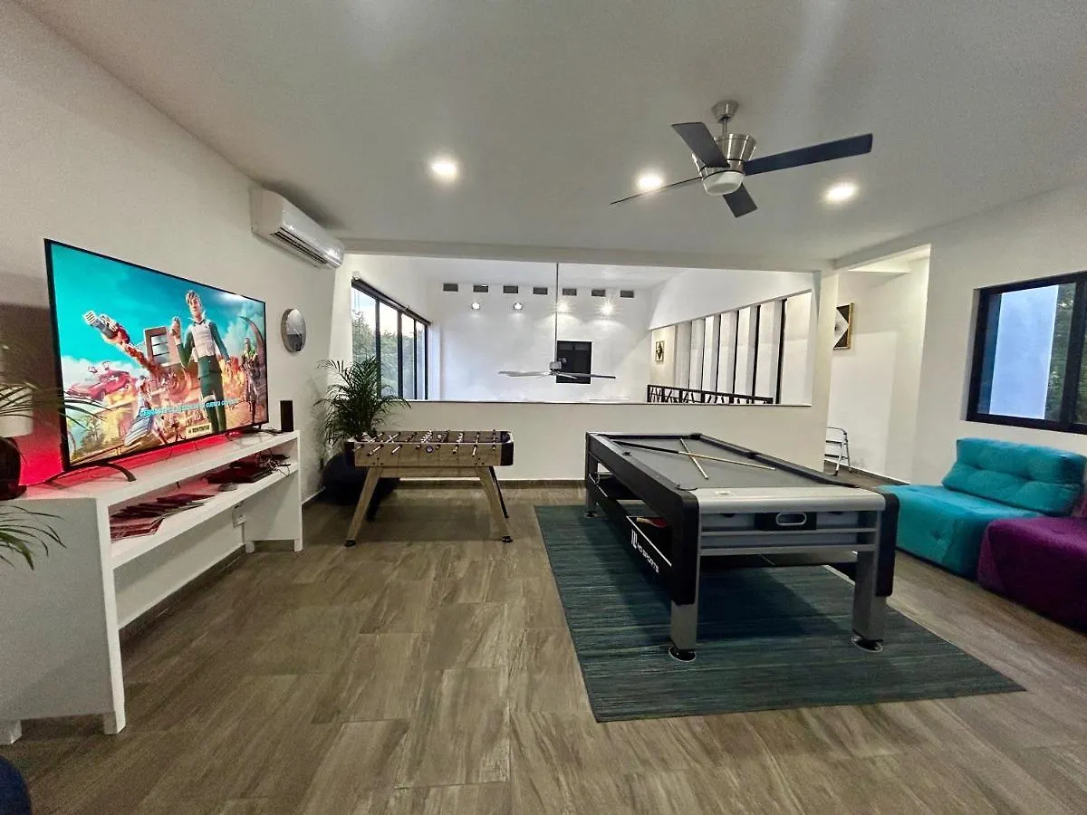 Moderna Villa Venus En Playacar 5 Min 5Ta/Playa 22 Pax Playa del Carmen